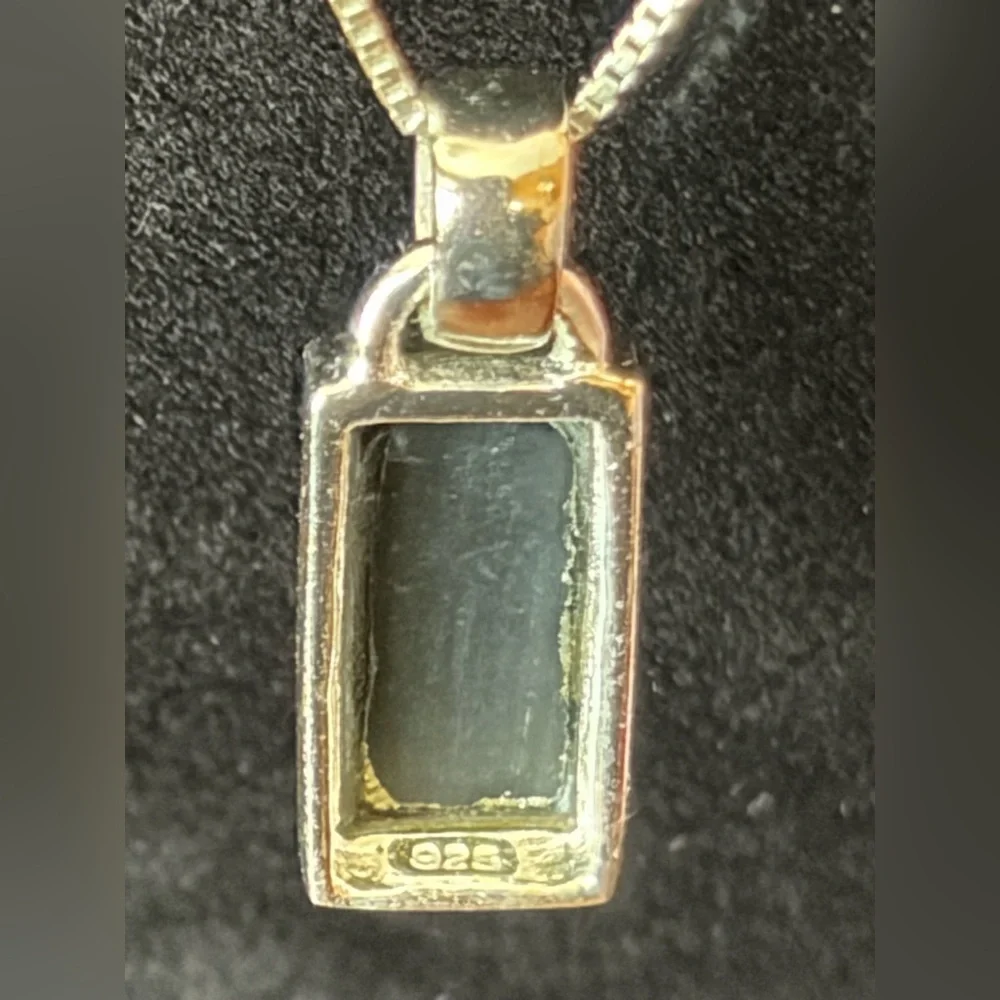 Onyx Su Thailand 925 earring necklace set $54 - Picture 12 of 12